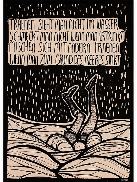 "Till Lindemann Poem" Metal Print by herrrox | Redbubble