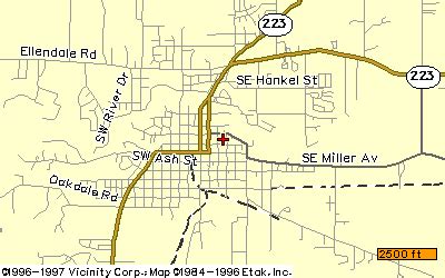 Polk County, Oregon City Maps