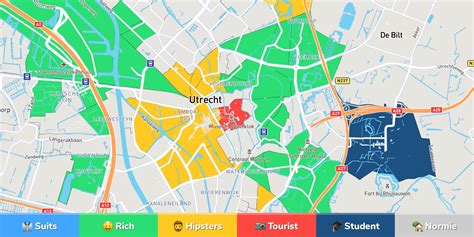 Utrecht Neighborhood Map