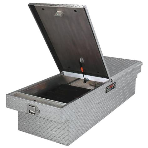 Delta 70 Diamond Plate Aluminum Full Size Crossbed Truck Tool Box 1-238000 - The Home Depot