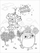 Wallykazam Coloring Page sketch template