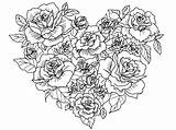 14 Gorgeous Rose Coloring Pages For Kids And Adults sketch template