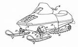 Ski Doo Snowmobile Coloring Pages sketch template