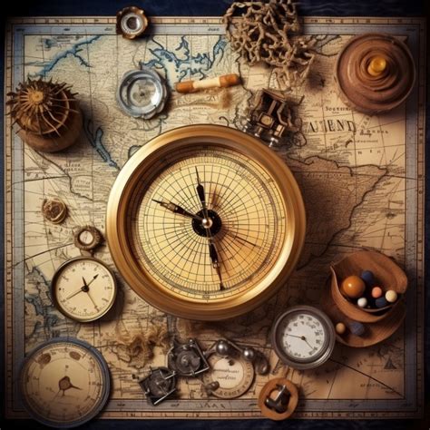 Vintage Nautical Compass Map Art Free Stock Photo - Public Domain Pictures