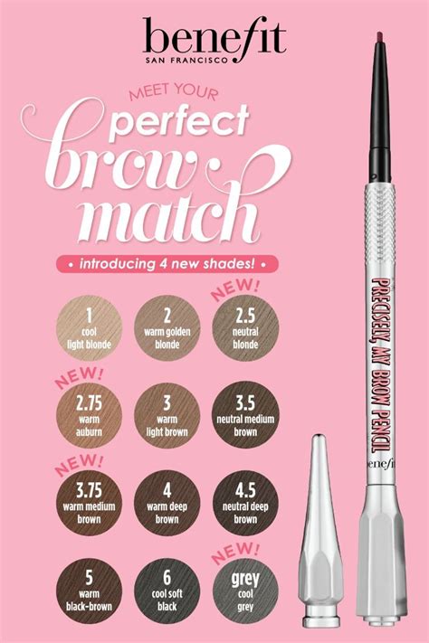 Benefit Cosmetics Brow Pencil Colors - Forever Fuckingfat