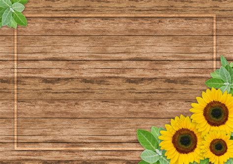 Sunflower On Natural Wood Background, Sunflower, Wood, Yellow Background Image And Wallpaper for ...