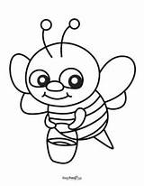 Printable Bee Coloring Pages – 30 Cute Sheets  Easy Peasy And Fun sketch template