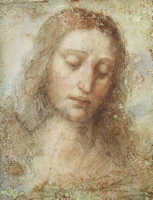 Female head (The Lady of the Dishevelled Hair) (or La Scapigliata) by Leonardo Da Vinci | Oil ...