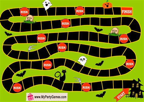 Free Printable Halloween Board Game for Kids