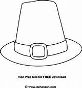 Pilgrim Hat Coloring Page sketch template