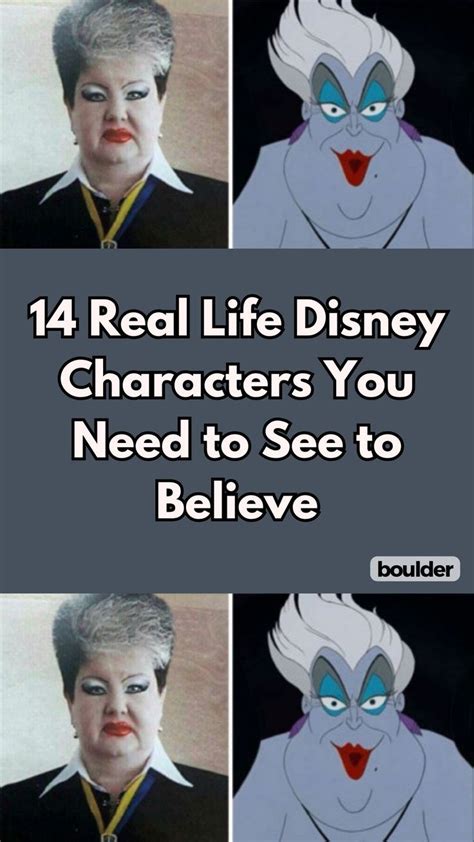 14 real life disney characters you need to see to believe – Artofit