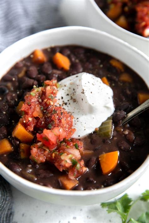 Easy Black Bean Soup Recipe - The Forked Spoon