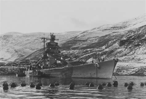 Bismarck class battleship Tirpitz in Norway | World War Photos