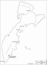 Kamchatka Mapa Gratuito Mudo En Blanco  sketch template