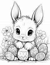 Hop Into Fun With Coloring Pages Of Bunnies sketch template
