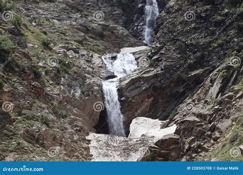 Waterfall in kumrat valley stock photo. Image of long - 228503708