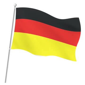 Waving German Flag Free Downlaod Vector, Germany Waving Flag Image, Germany Flag Waving White ...