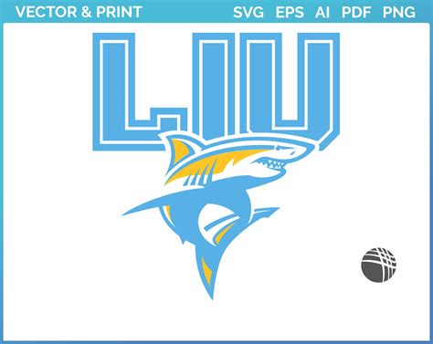 LIU Sharks - Primary Logo - College Sports Vector SVG Logo in 5 formats