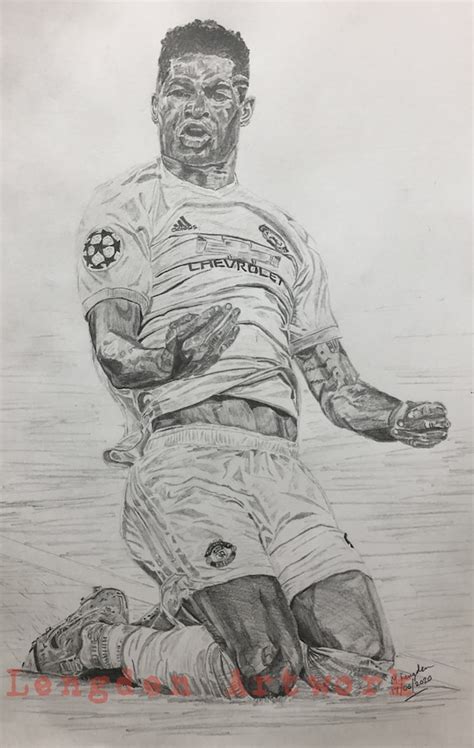 Marcus Rashford Drawing