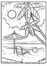 Beach Waves Coloring Pages sketch template