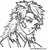 Handsome Sabito Coloring Page  Free Printable Pages sketch template