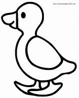 Cute Duckling color Page Free Printable coloring Sheets For Kids sketch template