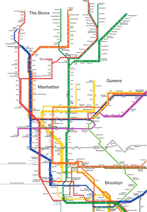 New York City subway map Mini Art Print by igorsin - Without Stand - 3" x 4" in 2021 | Subway ...