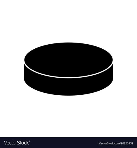 Hockey puck icon Royalty Free Vector Image - VectorStock