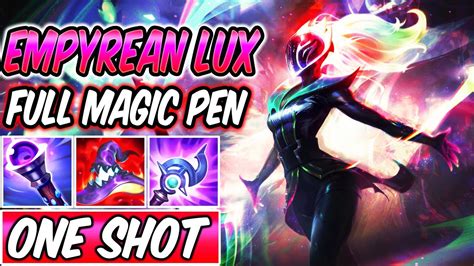 NEW EMPYREAN LUX ONE-SHOT FULL AP LUX MID CHROMAS GAMEPLAY | Best Build ...