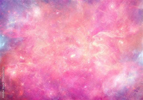 Abstract smooth unique pink nebula galaxy artwork background Stock Illustration | Adobe Stock