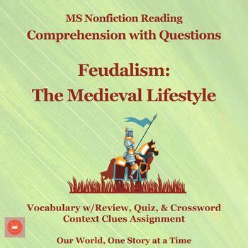 Middle School Nonfiction Reading Comprehension with Questions: Feudalism