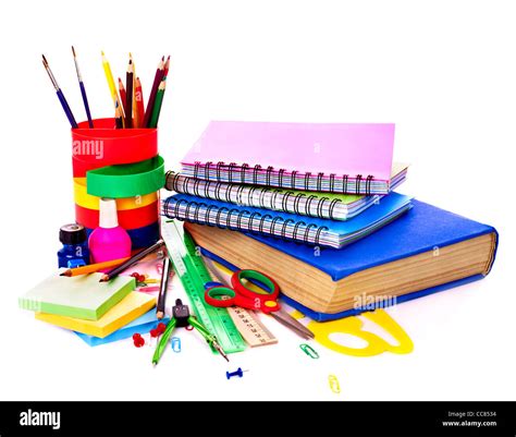 Back to school supplies Stock Photo - Alamy