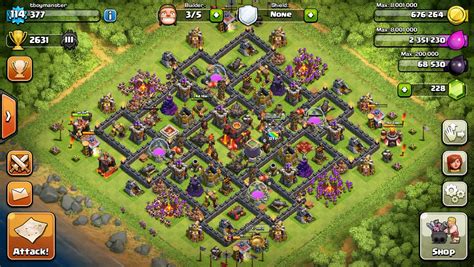 The Crown: Early Town Hall 10 Farming Base | CoC Land