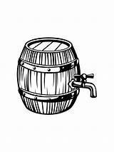 Keg Coloring Pages sketch template