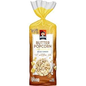 Quaker Buttered Popcorn Rice Cakes, 4.47 oz: Amazon.com: Grocery ...