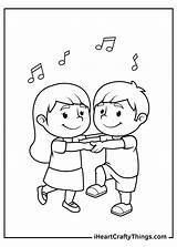 Free Printable Coloring Pages Dancers sketch template
