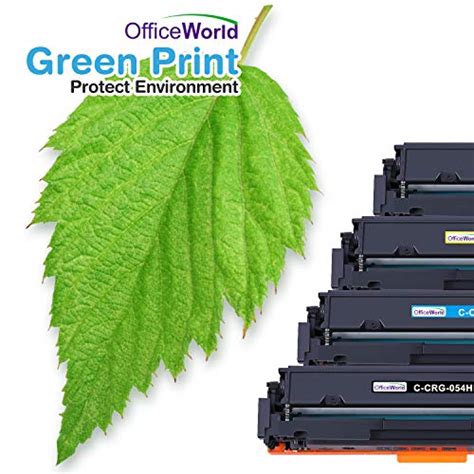 OfficeWorld Compatible Toner Cartridge Replacement for Canon 054 054H, Work with Color ...