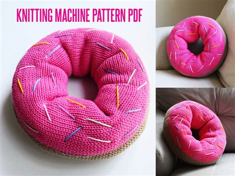 Donut pillow addi express kingsize circular knitting machine pattern pdf – Artofit