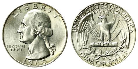 1960 D Washington Quarters Silver Composition: Value and Prices