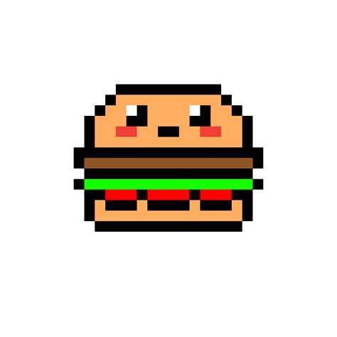 Hamburger Fries French Line Minecraft Rectangle Transparent HQ PNG Download | FreePNGImg