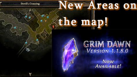 Grim Dawn patch 1.1.8.0 How to find the NEW AREAS on the map! - YouTube