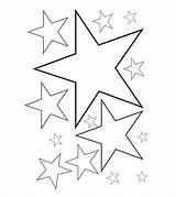 Star Coloring In Pages sketch template