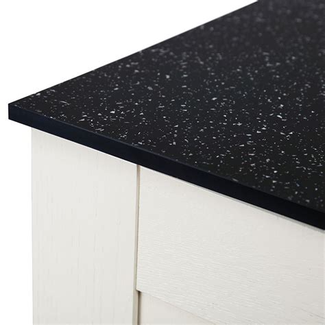 Black sparkle solid laminate worktops | Laminate worktop, Black sparkle ...