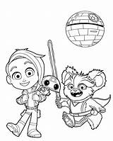 Star Wars Young Jedi Adventures Coloring Page sketch template