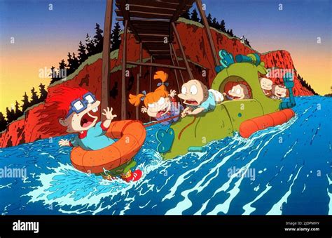 CHUCKIE,ANGELICA,TOMMY,DIL,LIL, THE RUGRATS MOVIE, 1998 Stock Photo - Alamy