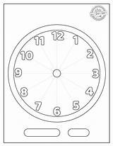 Fun & Easy Printable Clock Face Kids Activities Blog sketch template