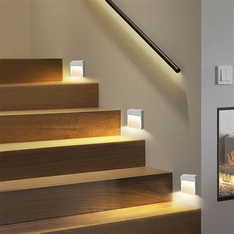 LED Motion Sensor Lights Wireless Night Light Battery Cabinet Stair Lamp Home US - Walmart.com