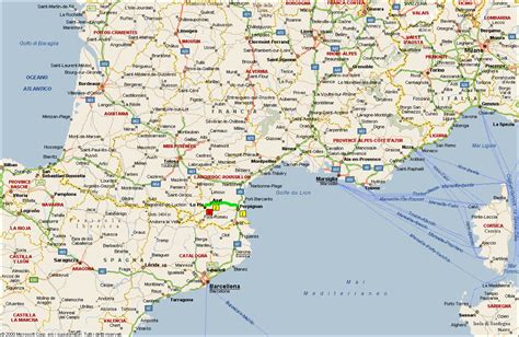 Perpignan France Map