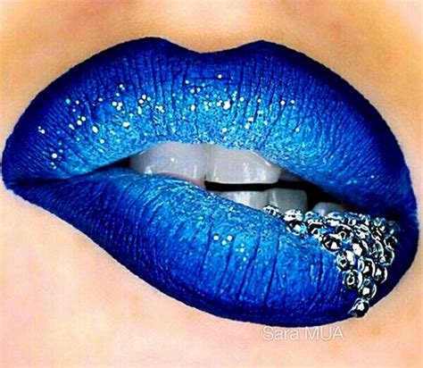 Loading... | Lip art, Lip art makeup, Blue lipstick