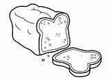 Delicious bread coloring Sheet  Coloring Pages For sketch template
